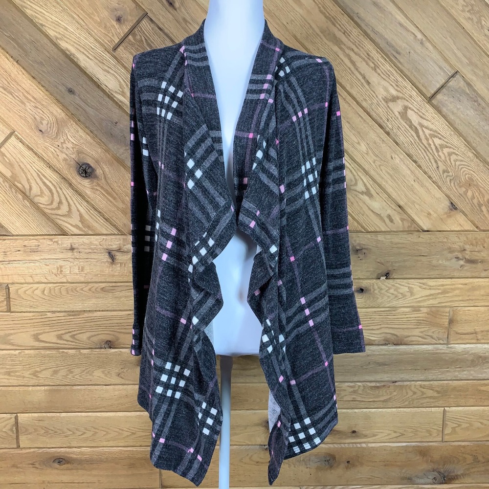 Vanilla Bay Womens Size L Sweater Cardigan Blazer Cover Up Soft Knit Multicolor